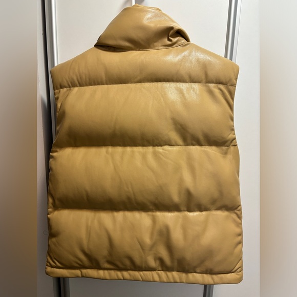 aritzia  Wilfred Free Vista Puffer Vest Vegan Leather - S - Picture 2 of 5